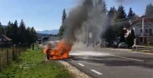 masina incendiu